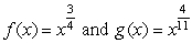 Find a formula for (f g)(x) assuming that f and g are the indicated functions. .