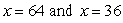 <strong>Find all real numbers x such that satisfy the indicated equation. </strong> A) And B) C) D)