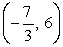 Find the vertex of the graph of the function f(x)  = (3x - 7) <sup>2</sup> + 6. A)    B)    C)    D)   