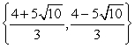 Solve using the quadratic formula.    A)     B)     C)     D)   
