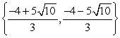 Solve using the quadratic formula.    A)     B)     C)     D)   