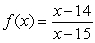 Suppose . Evaluate f<sup> -</sup><sup>1</sup>(14).