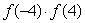 Assume that f is the function with domain [-4, 4] whose graph is shown below. Estimate the value of       .   