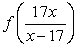 Assume that     for each real number x. Evaluate and simplify the following expression.   