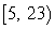 Suppose that h is defined by    . What is the range of h if the domain of h is the interval (1, 5]? A)     B)     C)     D)    