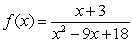 Choose the function that is equal to    A)     B)     C)     D)   