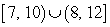 Write the union as a single interval.