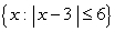 <strong>Which of the following sets corresponds to the interval [1, 9]? I   II   III  </strong> A) I B) II C) I and III D) I, II, and III <div style=padding-top: 35px> 