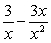 <strong>Which of the following expressions equals 0? (Assume x is not zero.) I. 3x - x II. III. </strong> A) I B) II C) III D) II and III