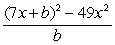 Simplify the given expression as much as possible.