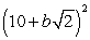 Find the smallest positive number b such that is rational.