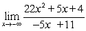 Find the limit, if it exists.   