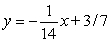 Find the equation of the tangent line to the graph of f at the given point.   at the point    A)    B)    C)    D)   