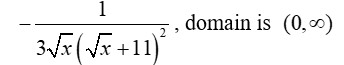 Find the derivative of f '(x) .   A)    B)    C)    D)   
