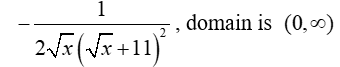 Find the derivative of f '(x) .   A)    B)    C)    D)   