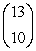 Evaluate the binomial coefficient   A)  1,037,836,800 B)  286 C)  130 D)  2,860