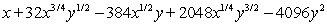 Expand the expression using the binomial theorem.   A)    B)    C)    D)   