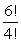 Simplify the ratio of factorials   A)  10 B)  2 C)  24 D)  30