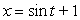 Graph the curve defined by the parametric equations.    ,   ,t in [0, 2π]