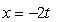 The given parametric equations define a plane curve. Find an equation in rectangular form that also corresponds to the plane curve.    ,  