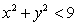 Find the area enclosed by the system of inequalities:     A)    B)    C)    D)  The region is not bounded (the area is infinite) 