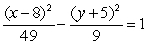 Find the standard form of the hyperbola with the following equation. 7x<sup>2</sup> - 3y<sup>2</sup> - 112x - 30y = -352 A)    B)    C)    D)   