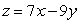 Maximize     A)  -42 B)  -94 C)  -90 D)  -46