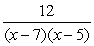 Write the form of the partial fraction decomposition for the given rational expression. Do not solve for the constants.   A)    B)    C)    D)   
