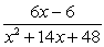 Write the form of the partial fraction decomposition for the given rational expression. Do not solve for the constants.   A)    B)    C)    D)   
