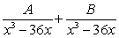 Write the form of the partial fraction decomposition for the given rational expression. Do not solve for the constants.   A)    B)    C)    D)   