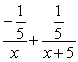 Write the partial fraction decomposition for the given rational expression.   A)    B)    C)    D)   