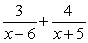 Write the partial fraction decomposition for the given rational expression.   A)    B)    C)    D)   
