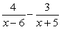 Write the partial fraction decomposition for the given rational expression.   A)    B)    C)    D)   