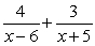 Write the partial fraction decomposition for the given rational expression.   A)    B)    C)    D)   