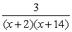 Write the form of the partial fraction decomposition for the given rational expression. Do not solve for the constants.   