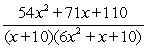 Find the partial-fraction decomposition for the rational function.   