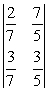 Evaluate the 2 x 2 determinant.   A)    B)    C)    D)   