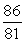 Evaluate the 2 x 2 determinant.   A)    B)    C)    D)   