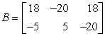 Calculate 2B - 5A if   And    A)    B)    C)    D)   