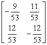 Find A<sup>-1</sup> given that   A)    B)    C)    D)   