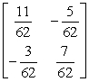 Find A<sup>-1</sup> given that   A)    B)    C)    D)   
