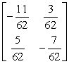 Find A<sup>-1</sup> given that   A)    B)    C)    D)   