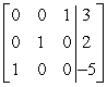 Use row operations to transform the matrix to reduced row-echelon form.   A)    B)    C)    D)   