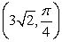 Convert the point to exact rectangular coordinates.   