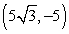 Convert the point to exact rectangular coordinates.   A)    B)    C)    D)   