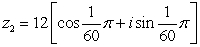 Find the product, z<sub>1</sub>z<sub>2</sub> in rectangular form.   and   A)    B)    C)    D)   