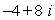 Find the result of the expression using De Moivre's theorem. Write the answer in rectangular form.   A)    B)    C)    D)   