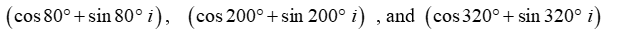 Find all nth roots of z. Write answers in polar form.   A)    B)    C)    D)   
