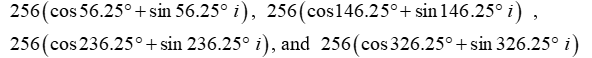 Find all nth roots of z. Write answers in polar form.   A)    B)    C)    D)   