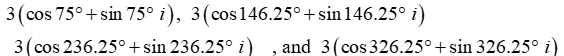 Find all nth roots of z. Write answers in polar form.   A)    B)    C)    D)   